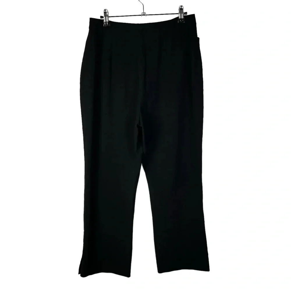Apostrophe Y2K Black Bootcut Leg Dress Pants 10
